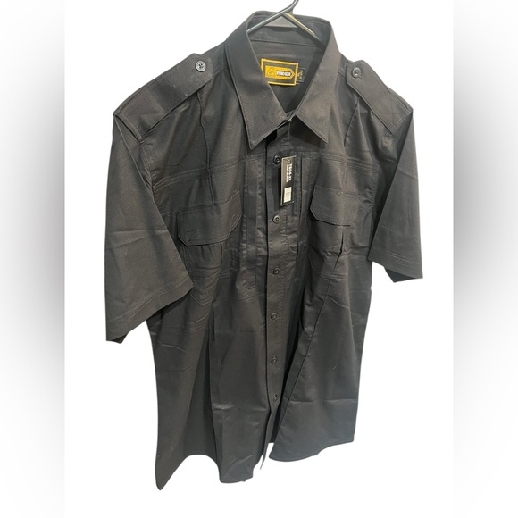 Ryno Gear Other - NWT RYNO Gear Men’s Short Sleeve Black Button-Down Shirt - XL